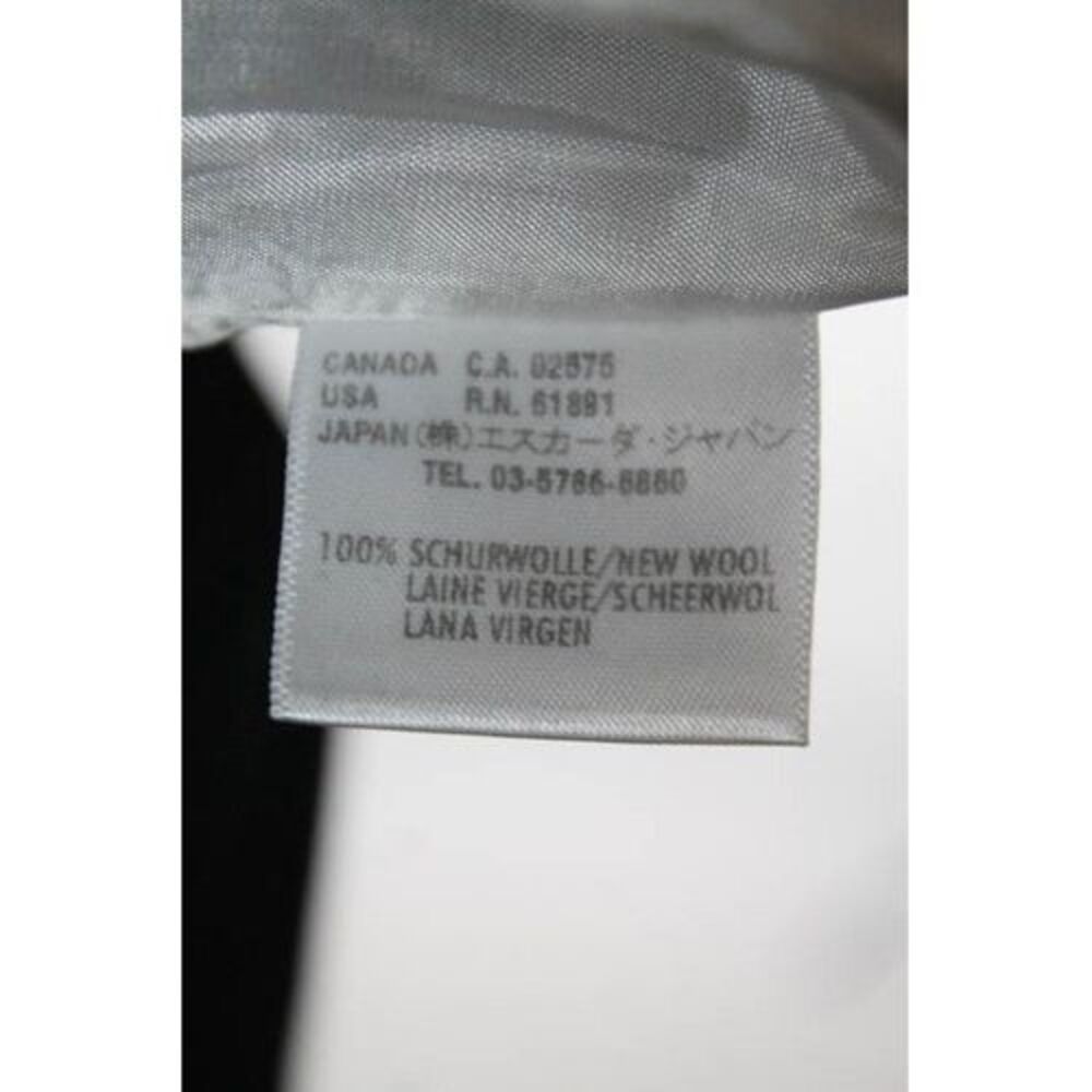 Escada Edition Black Creme Wool Pinstriped One Button Blazer Size EUR 34 - Picture 5 of 5
